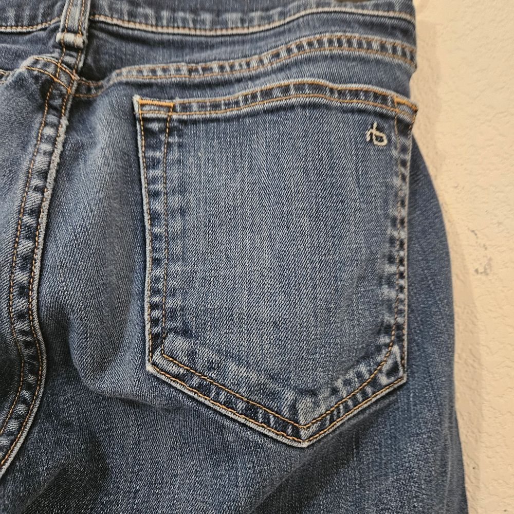 Rag & Bone "Dre" Slim Boyfriend Jeans - Size 26 - Yesler Wash - Picture 3 of 7